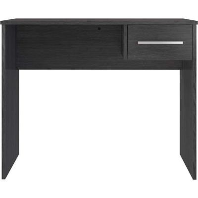 Klein ladebureau - Asgrijs melamine - 90 x 50 x 74 cm