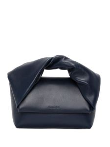 JW Anderson sac à bandoulière Twister médium en cuir - Bleu