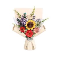 Robotime Rowood 3D houten bloemenboeket