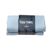Matchu Sports Yoga handdoek divine blue - Divine blue - 183 cm - 61 cm - 1 cm - 80% polyester en 20% polyamide - thumbnail