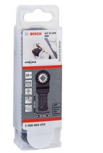 Bosch Accessoires Starlock AIZ 32 APB BIM, Wood+Metal, Curved-Tec 32 x 50 - 10 stuks verpakking - 2608664470