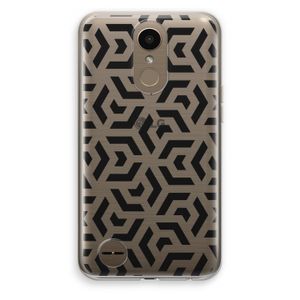 Crazy pattern: LG K10 (2017) Transparant Hoesje