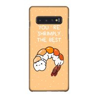 You're Shrimply The Best: Samsung Galaxy S10 4G Volledig Geprint Hoesje