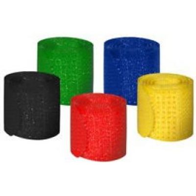 MediaRange MRCS302 kabelbinder Klittenband kabelbinder Nylon Zwart, Blauw, Groen, Rood, Geel 5 stuk(