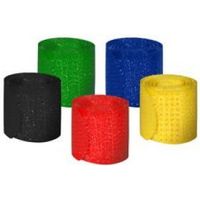 MediaRange MRCS302 kabelbinder Klittenband kabelbinder Nylon Zwart, Blauw, Groen, Rood, Geel 5 stuk(