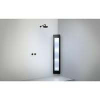 Sunshower Round Plus L infrarood + UV licht opbouw incl. installatieset hoek 185x33x25cm full body Black L0600-L0102-SML0800
