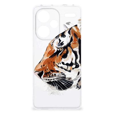 Smartphone hoesje Xiaomi Redmi Note 13 Pro Plus Watercolor Tiger Smartphone hoesje Xiaomi Redmi Note 13 Pro Plus Watercolor Tiger