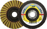 Klingspor Lamellenschuurschijf | d. 125 mm korreling 120 conisch | RVS zirkoniumkorund | 5 stuks - 312561 312561 - thumbnail
