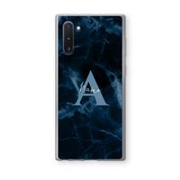 Midnight Marble: Samsung Galaxy Note 10 Transparant Hoesje