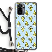 Bananas: Xiaomi Redmi Note 10 Pro Transparant Hoesje met koord