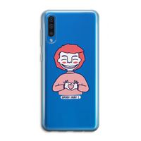Hartje: Samsung Galaxy A50 Transparant Hoesje