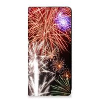 Samsung Galaxy A21s Hippe Standcase Vuurwerk