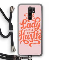 Hustle Lady: Xiaomi Redmi 9 Transparant Hoesje met koord