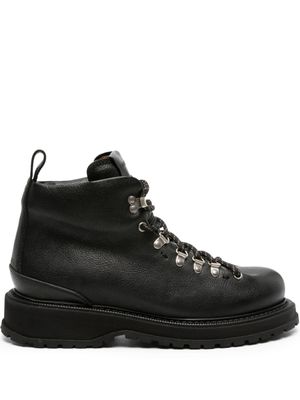 Buttero bottines Alpi à empiècements élastiqués - Noir