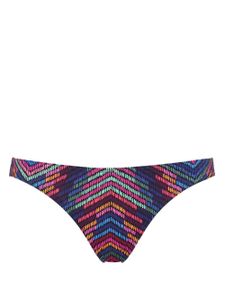 ERES Artifice geometric-print bikini briefs - Bleu