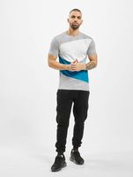 Urban Classics / t-shirt Zig Zag in grijs - thumbnail