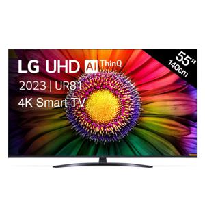 LG UHD 55UR81006LJ 139,7 cm (55") 4K Ultra HD Smart TV Wifi Zwart