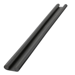 Tochtstrip - tochtwering - zwart - foam - 93 x 9 x 3 cm - deur tochtstopper