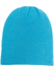 Liska bonnet nervuré en cachemire - Bleu