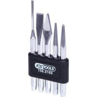 KS Tools Doordrijver-, beitel- en korrelenset, 5-delig 1560160