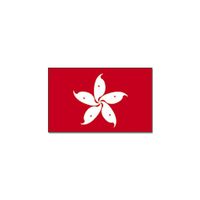 Hong Kongse vlag 90x150Gevelvlag/vlaggenmast vlag Hong Kong 90 x 150 cm   -