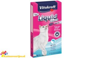 Vitakraft Cat-Liquid Snack Zalm en Omega