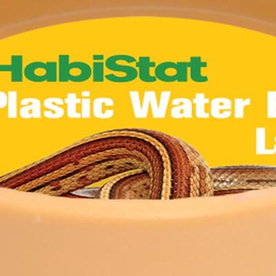 Habistat Aquadistri ronde plastic water bak groot 13 x 13 x 4,5 cm - Aquadistri