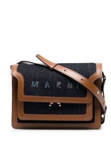 Marni sac à bandoulière Trunk - Bleu