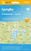 Topografische kaart - Wandelkaart 16 Sverigeserien Ljungby | Norstedts