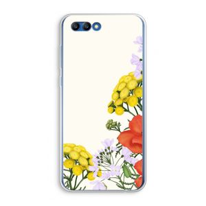 Wilde bloemen: Honor 10 Transparant Hoesje