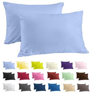 Zavelo Katoen Kussenslopen Basics Blauw (set van 2)-65 x 65 cm