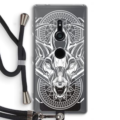 Oh Deer: Sony Xperia XZ2 Transparant Hoesje met koord