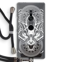 Oh Deer: Sony Xperia XZ2 Transparant Hoesje met koord