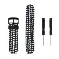 Siliconen sport polsband voor Garmin Forerunner 235 (wit + zwart)