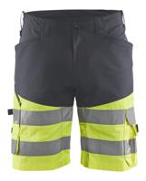 Blåkläder Short met stretch High-Vis 15411811 | Medium Grijs/High Vis Geel | Maat 62 - 7330509785799