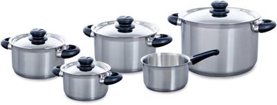 BK Pannenset Karaat+ - RVS - 5 Delig