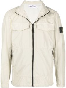 Stone Island veste zippée à motif Compass signature - Tons neutres