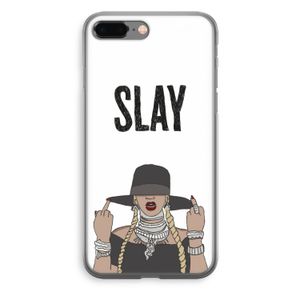 Slay All Day: iPhone 8 Plus Transparant Hoesje
