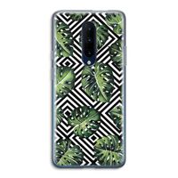 Geometrische jungle: OnePlus 7 Pro Transparant Hoesje