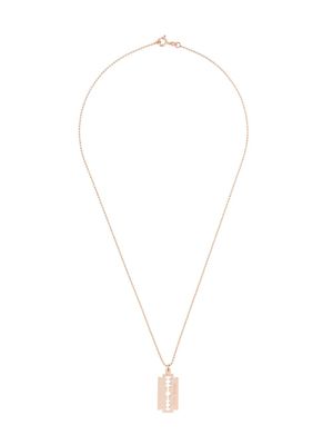 True Rocks razor pendant necklace - Métallisé