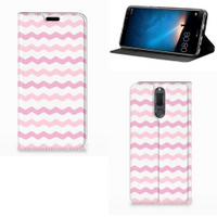 Huawei Mate 10 Lite Hoesje met Magneet Waves Roze - thumbnail