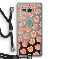 Just peachy: Sony Xperia XZ2 Compact Transparant Hoesje met koord