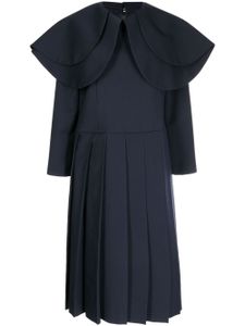 Comme Des Garçons Comme Des Garçons robe mi-longue à col oversize - Bleu