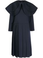 Comme Des Garçons Comme Des Garçons robe mi-longue à col oversize - Bleu