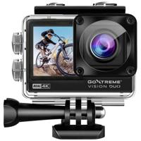 GoXtreme GoXtreme Vision Duo 4K Actioncam 4K, Dual-display, Spatwaterdicht, Stofdicht, Waterdicht, WiFi, Time-lapse