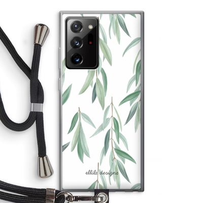 Branch up your life: Samsung Galaxy Note 20 Ultra / Note 20 Ultra 5G Transparant Hoesje met koord