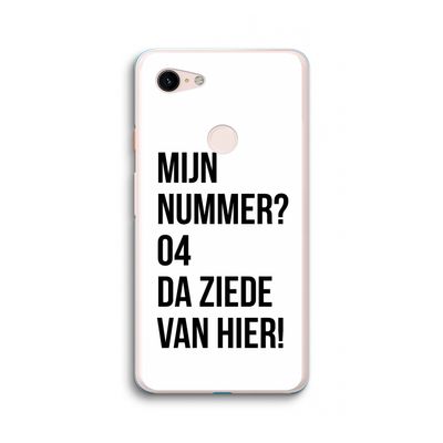 Da ziede van hier: Google Pixel 3 XL Transparant Hoesje