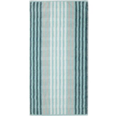 Cawö Cawö Noblesse Seasons Badhanddoek Streifen - mint - 80x150