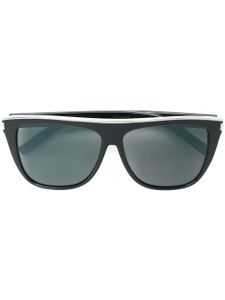 Saint Laurent Eyewear lunettes de soleil à monture oversize - Noir