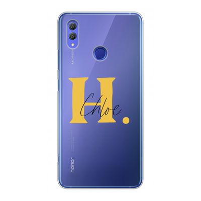 Amber Script: Honor Note 10 Transparant Hoesje